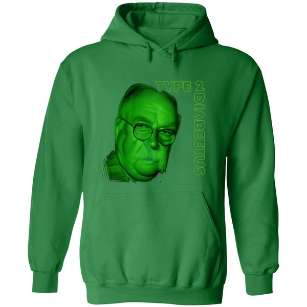 Wilford Brimley Type 2 Diabeetus Hoodie - Image 2