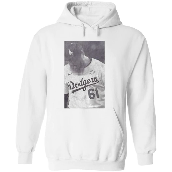 Will Klein 61 Los Angeles Dodgers Mlb Baseball Hoodie - Image 8