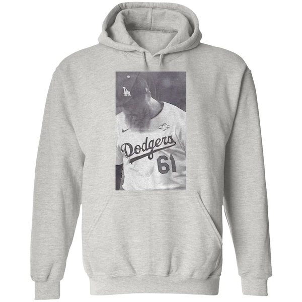 Will Klein 61 Los Angeles Dodgers Mlb Baseball Hoodie - Image 9