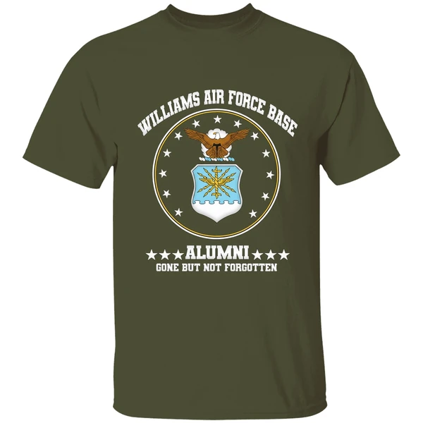 williams air force base gone but not forgotten shirt militarygreen