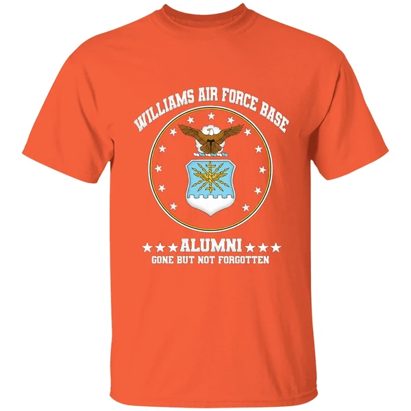 williams air force base gone but not forgotten shirt orange