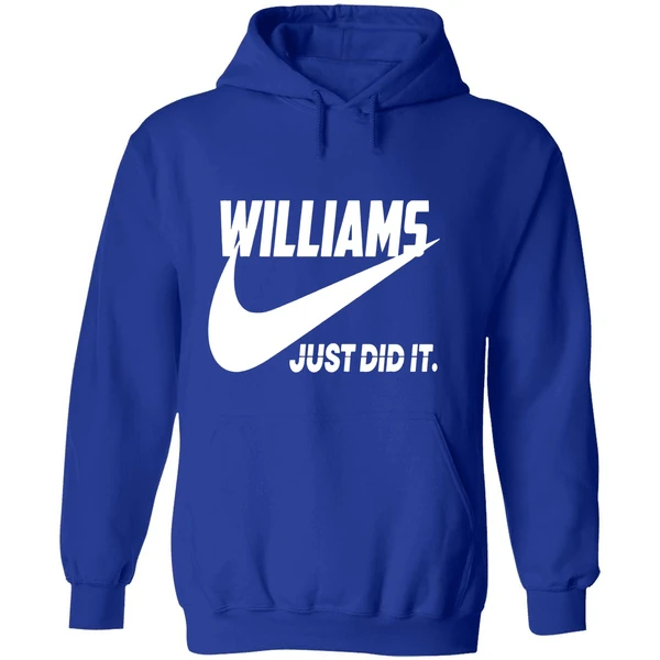 Williams Just Did It Nike Hoodie - Image 7
