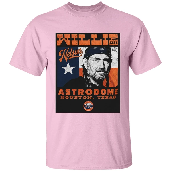 Willie Nelson Astrodome Houston Astros Texas Shirt - Image 2