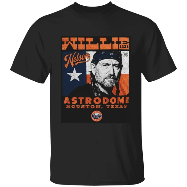 Willie Nelson Astrodome Houston Astros Texas Shirt - Image 7