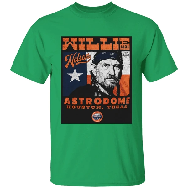 Willie Nelson Astrodome Houston Astros Texas Shirt - Image 8