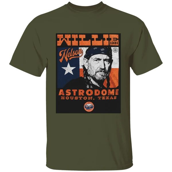 Willie Nelson Astrodome Houston Astros Texas Shirt - Image 9