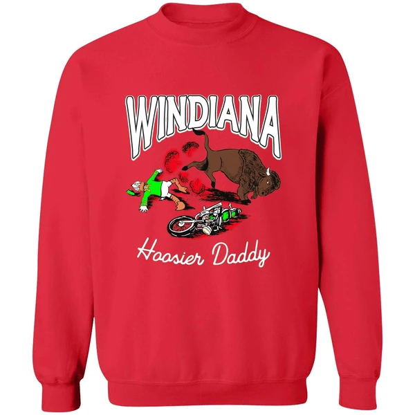 Windiana Hoosier Daddy Indiana Hoosiers Beat Oregon Ducks Sweatshirt - Image 4