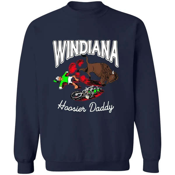 Windiana Hoosier Daddy Indiana Hoosiers Beat Oregon Ducks Sweatshirt - Image 6
