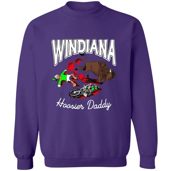 Windiana Hoosier Daddy Indiana Hoosiers Beat Oregon Ducks Sweatshirt - Image 7