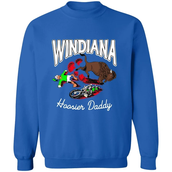 Windiana Hoosier Daddy Indiana Hoosiers Beat Oregon Ducks Sweatshirt - Image 8