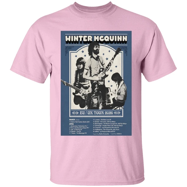 Winter Mcquinn 2026 Tour Eu Uk Poster Shirt - Image 2
