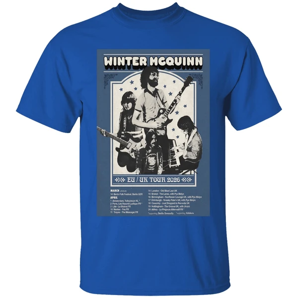 winter mcquinn 2026 tour eu uk poster shirt royalblue