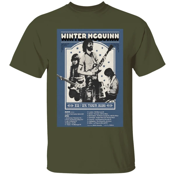 Winter Mcquinn 2026 Tour Eu Uk Poster Shirt - Image 9