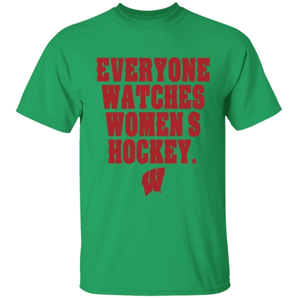 Wisconsin Badgers Everyone Watches Womens Hockey Shirt - Image 2