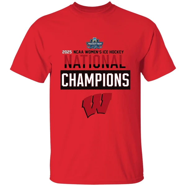 Wisconsin Badgers Womens Hockey Tournament Shirt - Image 4