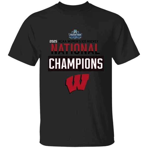 Wisconsin Badgers Womens Hockey Tournament Shirt - Image 7