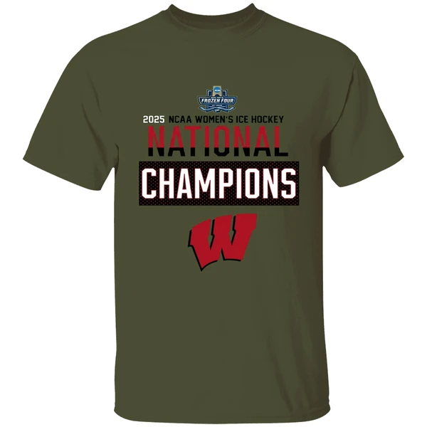 Wisconsin Badgers Womens Hockey Tournament Shirt - Image 9