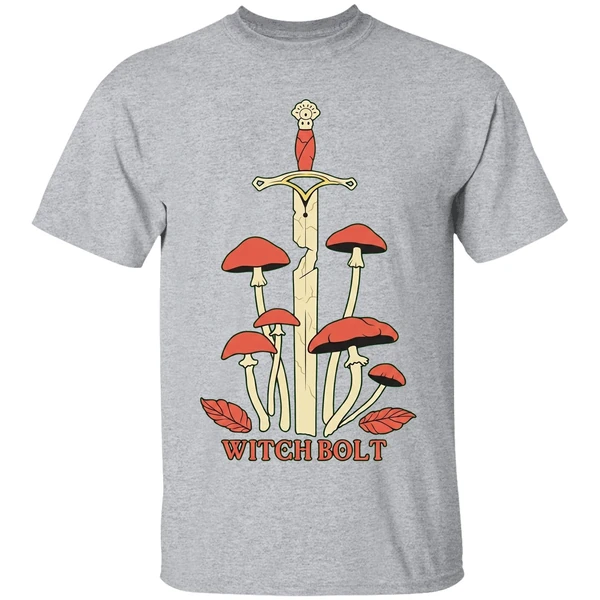 Witch Bolt Shroom Sword Shirt - Image 9