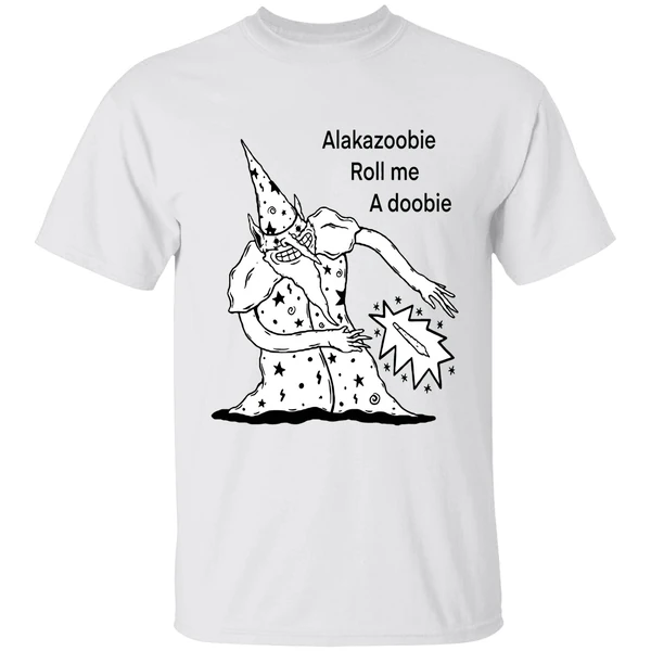 Wizard Alakazoobie Roll Me A Doobie Shirt