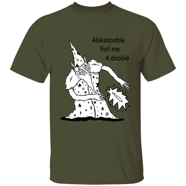 Wizard Alakazoobie Roll Me A Doobie Shirt - Image 9