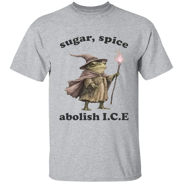Wizard Frog Sugar Spice Abolish Ice 2026 Shirt - Image 6