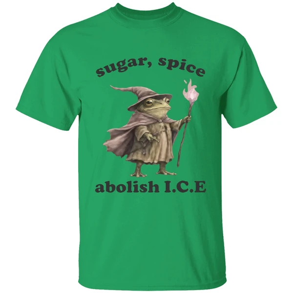 Wizard Frog Sugar Spice Abolish Ice 2026 Shirt - Image 8