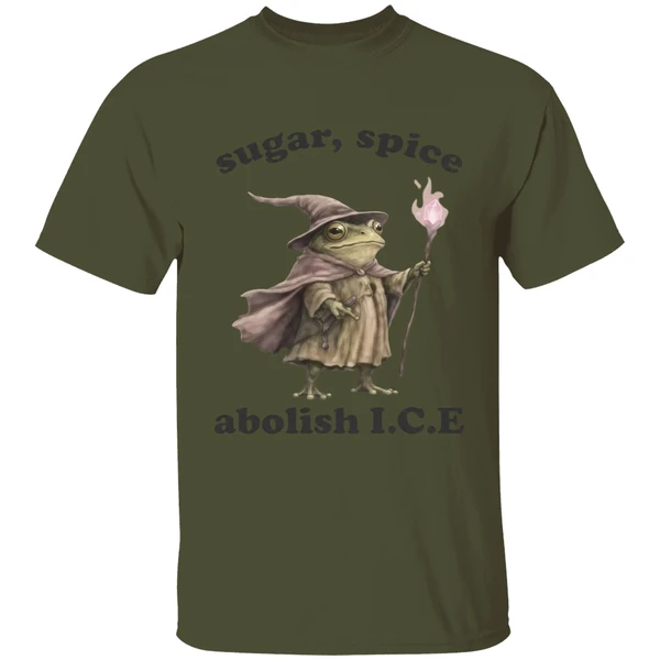 Wizard Frog Sugar Spice Abolish Ice 2026 Shirt - Image 9