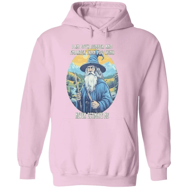 Wizard I Am Both Dumber And Smarter Than You Think Never Estimate Me Hoodie - Image 5
