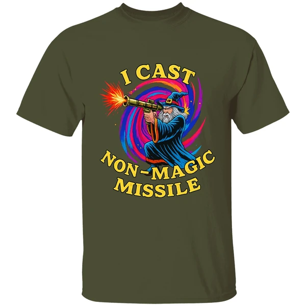 Wizard I Cast Non Magic Missile Shirt - Image 3