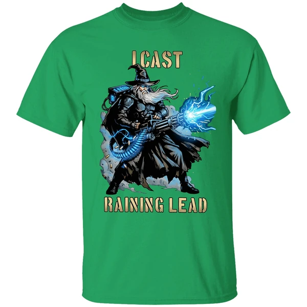 Wizard I Cast Raining Lead Shirt - Image 2