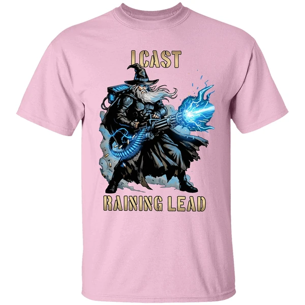 wizard i cast raining lead shirt lightpink