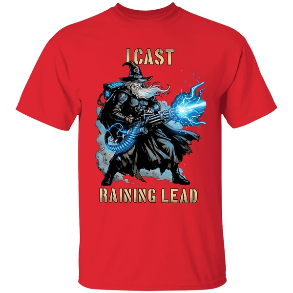 Wizard I Cast Raining Lead Shirt - Image 7