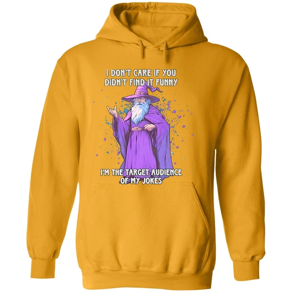 Wizard I Dont Care If You Didnt Find It Im The Target Audience Of My Jokes Hoodie