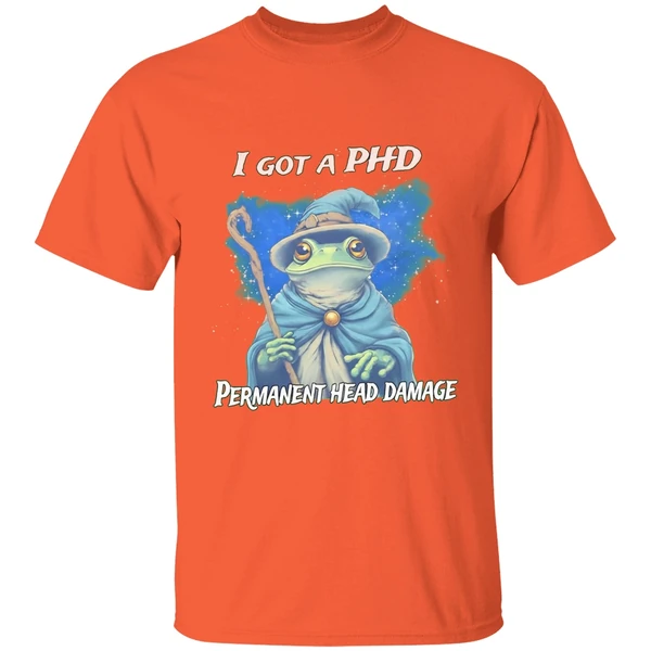 Wizard I Got A Phd Permanent Head Damage Shirt - Image 6