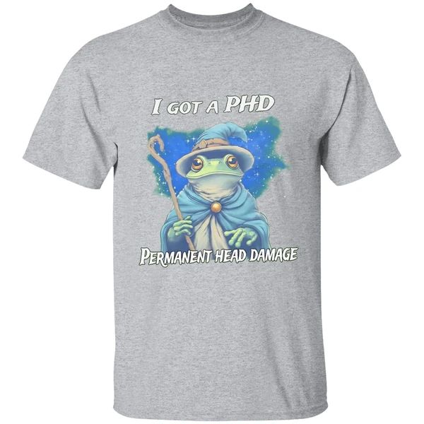 Wizard I Got A Phd Permanent Head Damage Shirt - Image 9