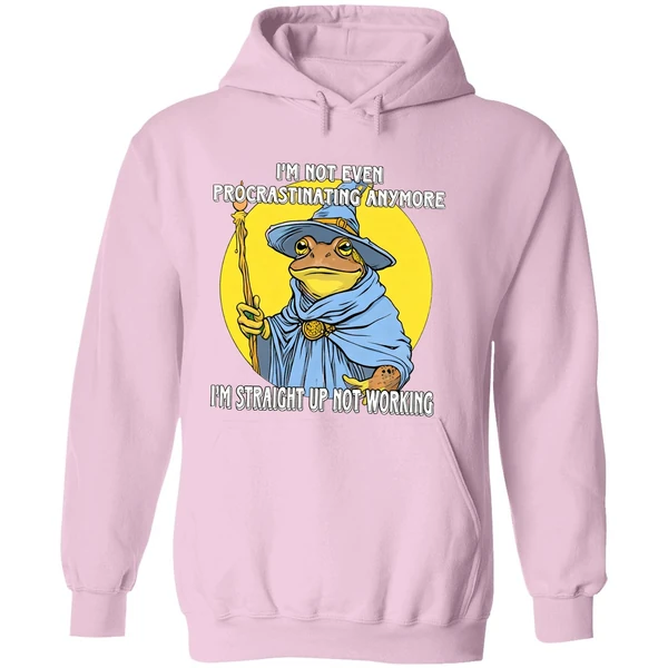 Wizard Im Not Even Procrastinating Anymore Im Straight Up Not Working Hoodie - Image 5