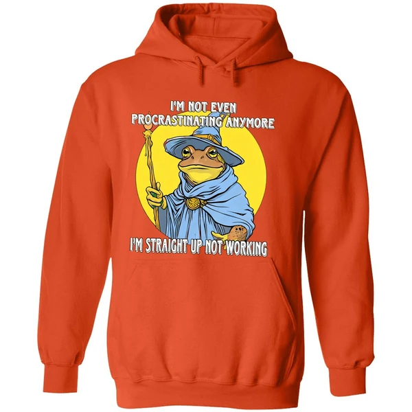 Wizard Im Not Even Procrastinating Anymore Im Straight Up Not Working Hoodie - Image 6