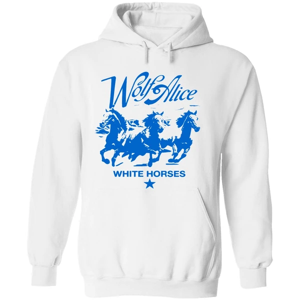 Wolf Alice White Horses Hoodie - Image 8