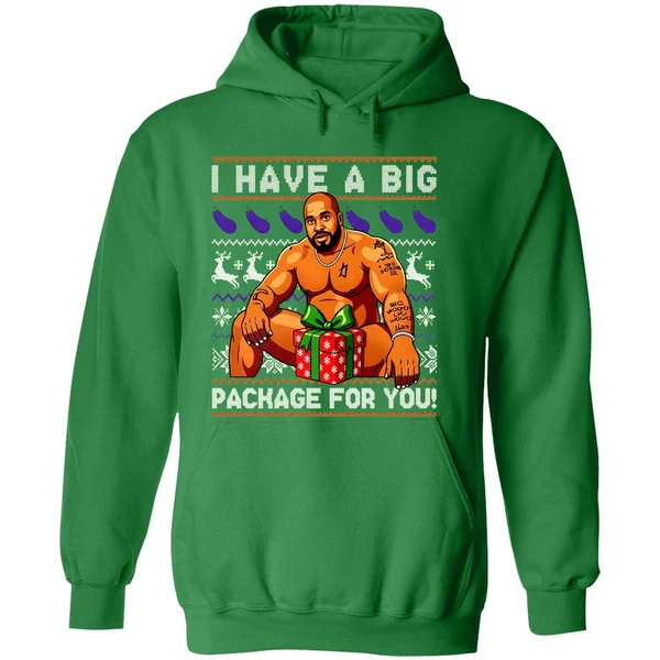 Wood I Have A Big Package For You Hoodie - Image 2