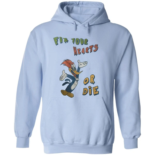 Woody Woodpecker Fix Your Hearts Or Die Hoodie - Image 4