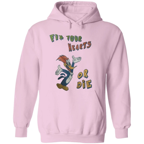 Woody Woodpecker Fix Your Hearts Or Die Hoodie - Image 5