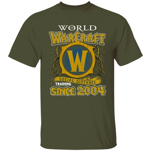 World Of Warcraft Social Distance Training Since 2004 Shirt - Image 3