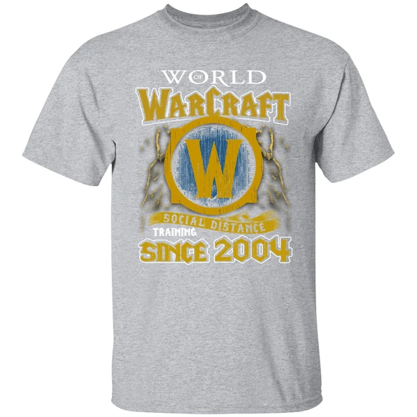 World Of Warcraft Social Distance Training Since 2004 Shirt - Image 8