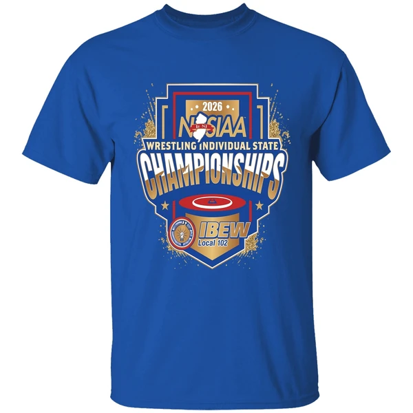 wrestling individual state championships njsiaa 2026 shirt royalblue