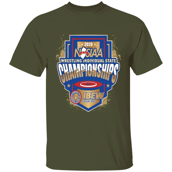 Wrestling Individual State Championships Njsiaa 2026 Shirt - Image 9
