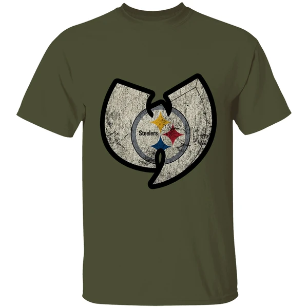Wutang Pittsburgh Steelers Vintage Shirt - Image 4