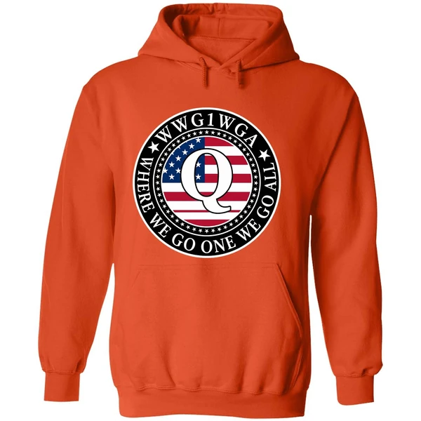 Wwg1wga Where We Go One We Go All Qanon Flag Emblem Hoodie - Image 6