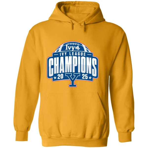 Yale Football 2025 Ivy League Champions Hoodie
