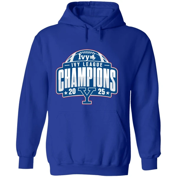 Yale Football 2025 Ivy League Champions Hoodie - Image 7