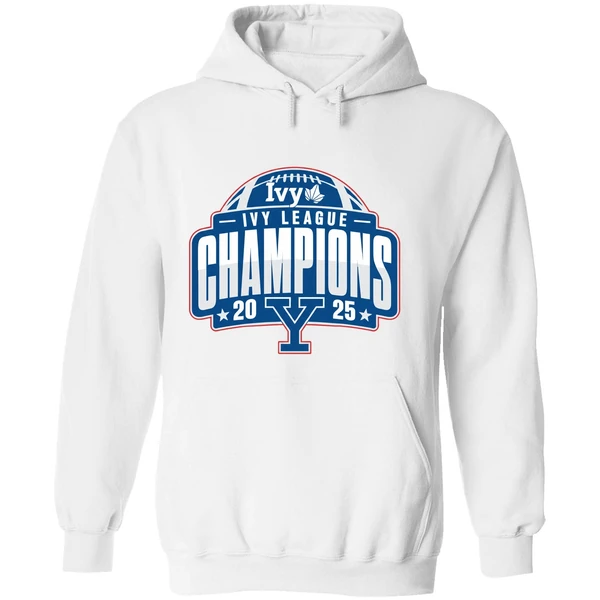 Yale Football 2025 Ivy League Champions Hoodie - Image 8